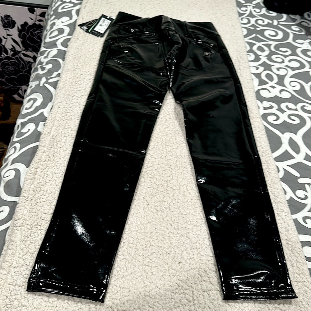 Freddy Shiny Black Pants